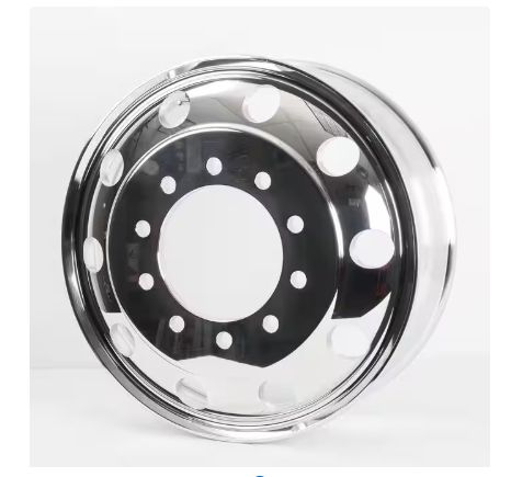 Aluminum Rim / Wheel - High Polished -  Hub Pilot *** 24.5 X 8.25