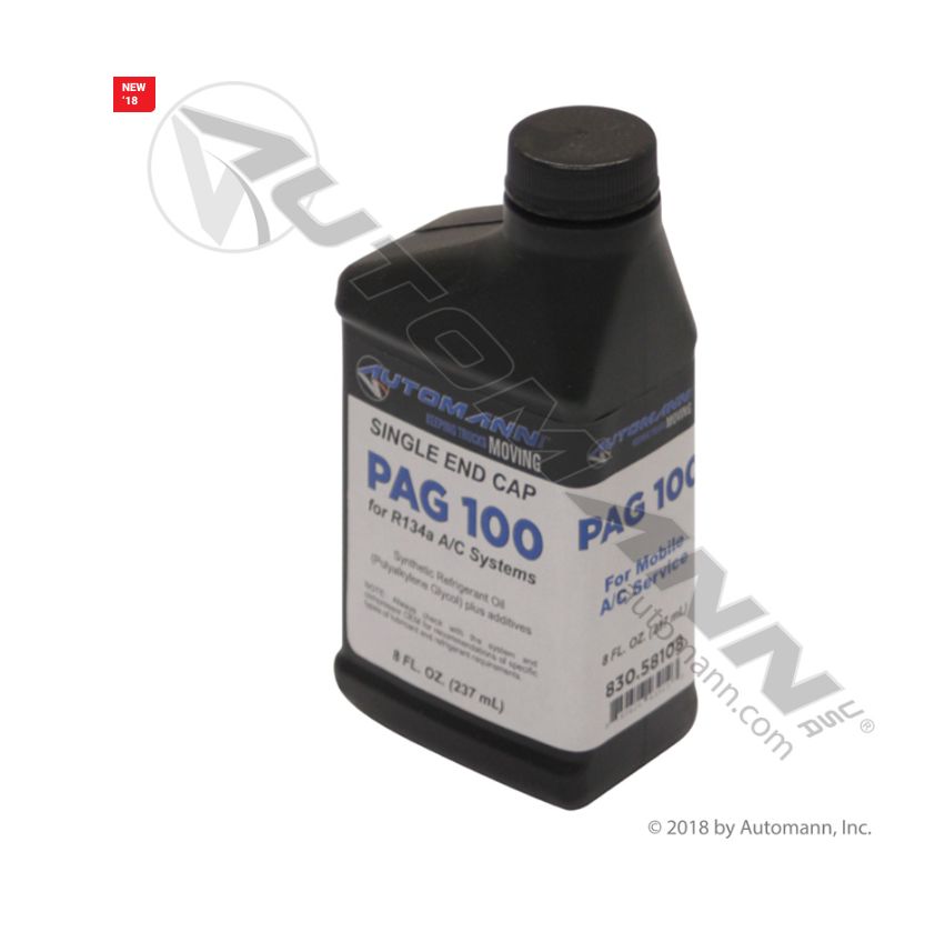 PAG 100 Oil No Dye 8oz /830.58108 /8206,/ 17-3410 /EVR59002