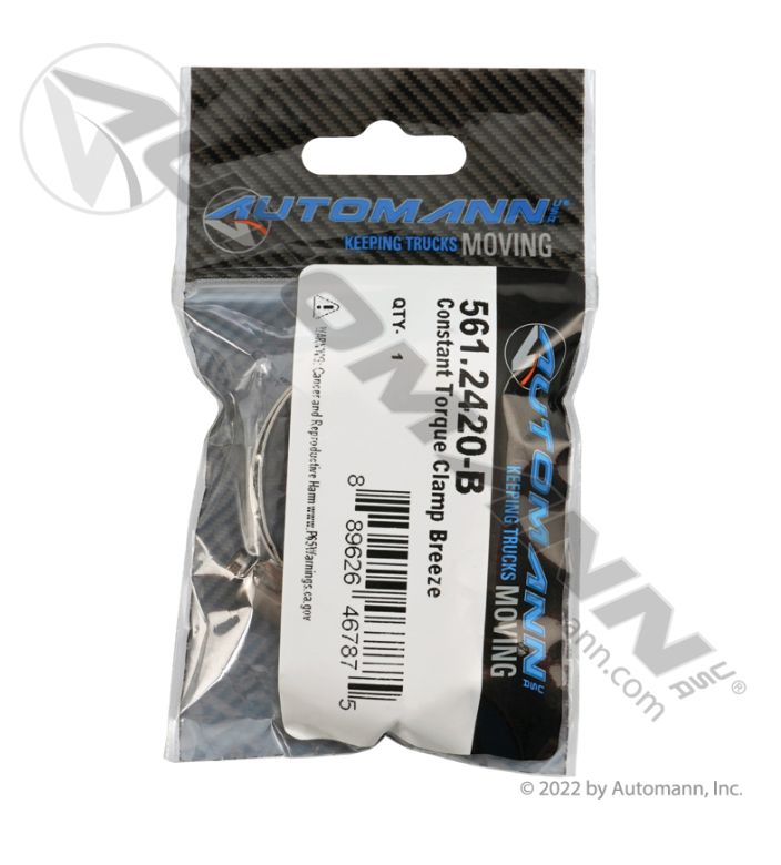 Constant Torque  Spiral Clamp - 0.81" to 1.75" Breeze/561.2420-B/32736/, CT9436B,/ CT9436