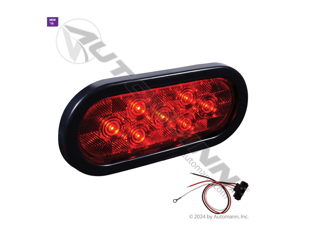S/T/T Light Kit LED 6in Oval Clear Lens / 571.LD60CR7-K