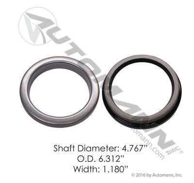 Amsted Seals Two Piece Leather Wheel Set / 181.T70799