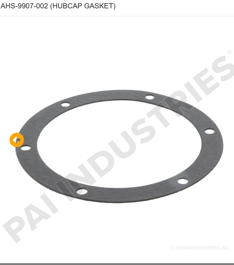 HUBCAP GASKET /  AHS-9907-002