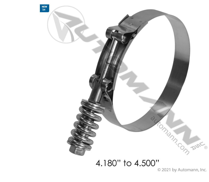 HD T-Bolt Clamp 4.18in to 4.5in / 561.230419 / 022586 / HTS419/ BREB9224-0419B / GTK419