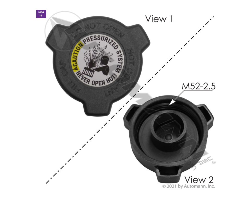 Surge Tank Cap - Freightliner - Cascadia / M2 /572.2032
