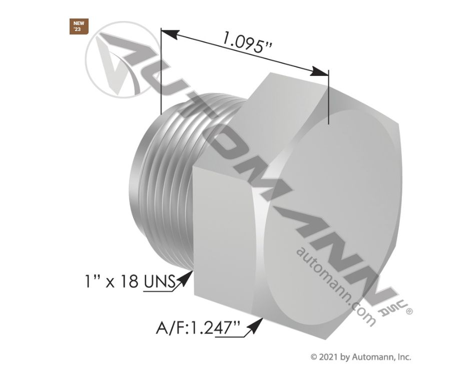 Oil Plug Magnetic Cummins / 802.90281P1 /30550696.