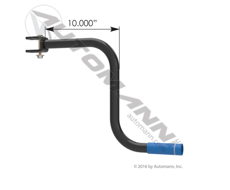 Landing Gear Handle 10in Horizontal /568.1004H /LG008304, /03211H,/ 01300427