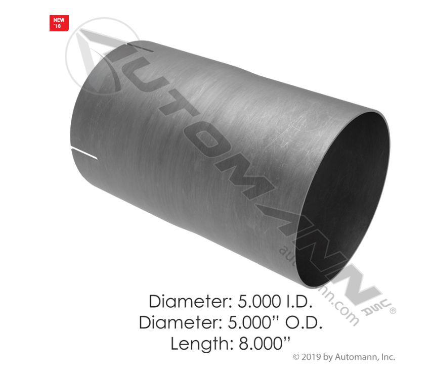 Connector 5in OD X 5in ID ALZ /562.U82550A /P206370, CN56A, 89167A