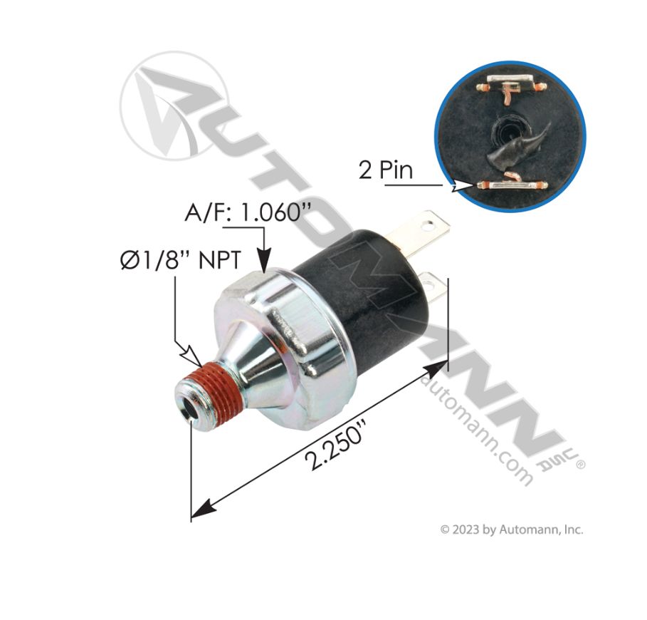 Parking Brake Light Switch / 170.12108 /FSC27492108, 27492108