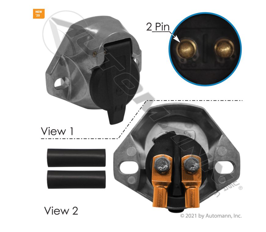 Automann/Socket Dual Pole Horizontal HD Nose/179.1034HDN/15326/15326, /67022, 821041