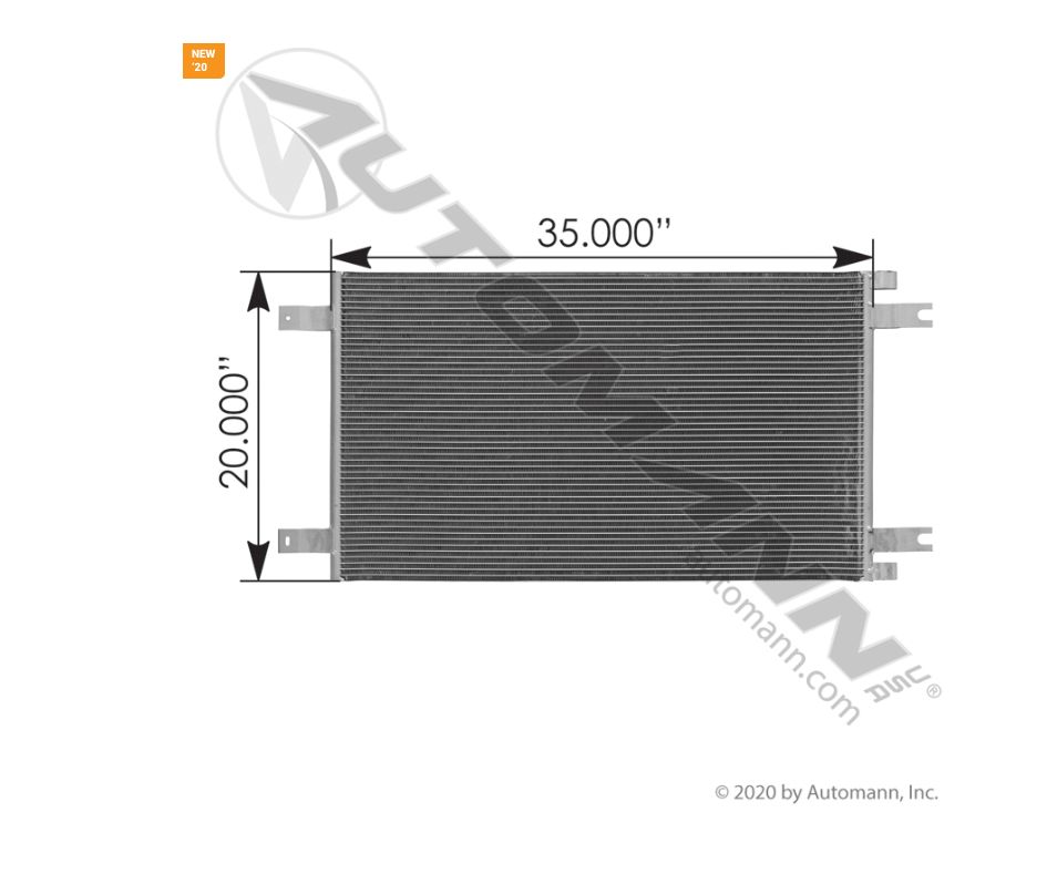 A/C Condenser -   Kenworth Fits Peterbilt - P/N /813.75103  / M3609001 / 6359, 04-1423, N4778001, M3611002