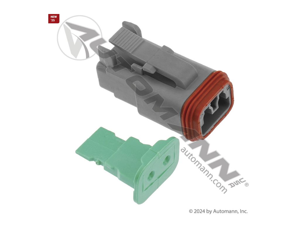 Electrical Deutsch DT Plug Set 2 Cavity 4pk/178.8302P/DT06-2S