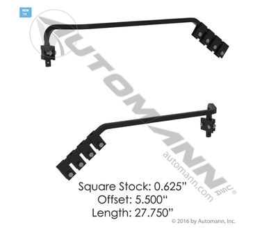 Bar Hanger Kit - Angled w/5.5in Offset/562.317/B39, 031001396