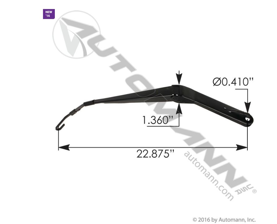 Wiper Arm Volvo Uses HLK7043 Wiper Nozzle / HLK7007 / S21052 /  1619050 / 20388409 / 3980443 / HLK7007