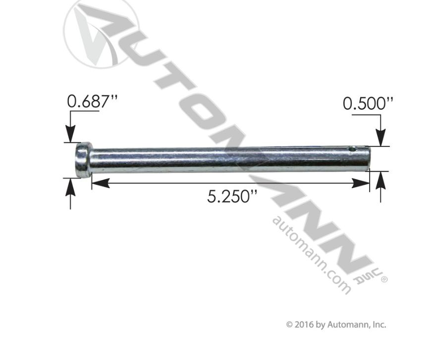 Hinge Pin Miner &amp; Fruehauf / 573.1153666 /997-98017, 1402-6230, HP105412, WCE7812