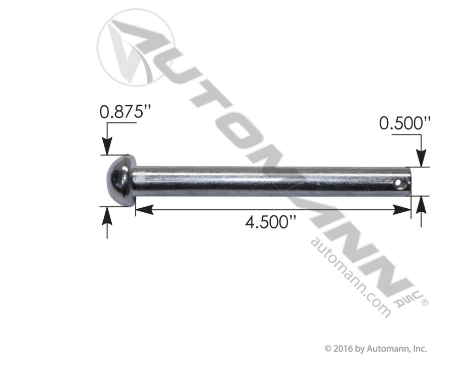 Hinge Pin Great Dane / 573.3190100/997-98027, 1402-7543, 3190100