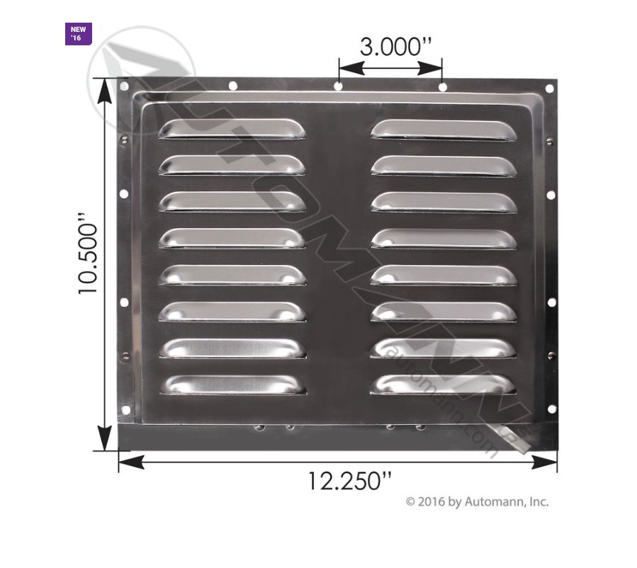 Trailer aluminum Vent  /573.1403000 / 02403000, GT1105