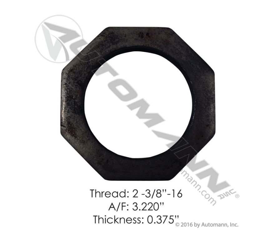 Spindle Nut Applications Meritor - Thread 2-3/8&quot; / Thickness 0.380&quot; - Meritor R001251