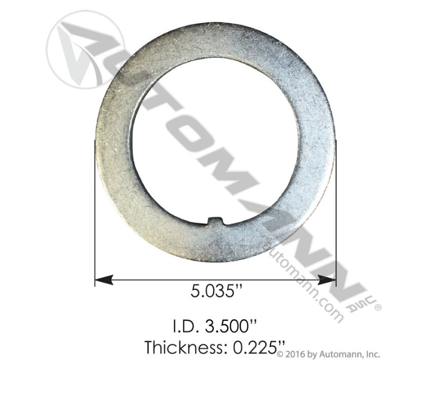 Axle Spindle Washers-5.035-ID:3.500-Thickness:0.225 /209.2316 /E-1561, R001561