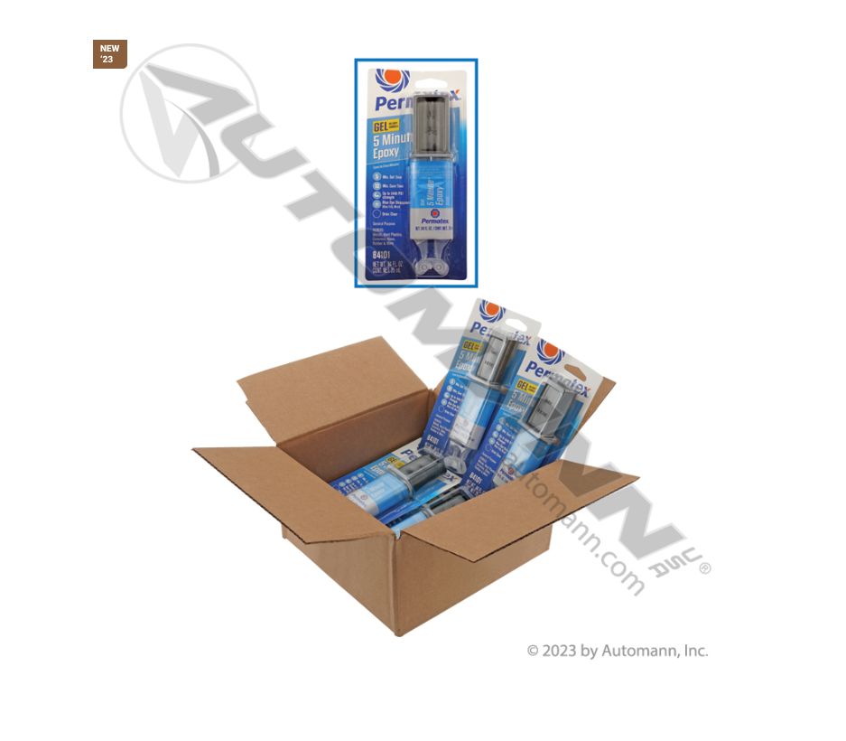 5 Minute General Purp Epoxy GEL Clear -6/Temperature Range -60°F to 180°F (-51°C to 82°C)-PRX84101CTN / 84101