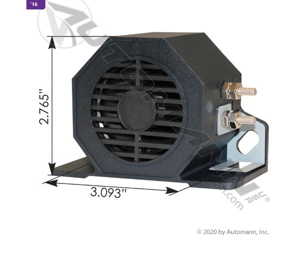 Back-Up Alarm 102DB  12-48V, SAE J994, 102db Applications Universal / 571.BU102 /192113
