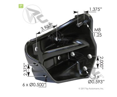 Bumper Support RH Freightliner /564.46696 / A2127963001, A2127963003, A2128565001