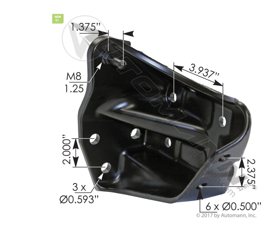 Bumper Support LH Freightliner /564.46697 /A2127963000, A2127963002, A2128565000