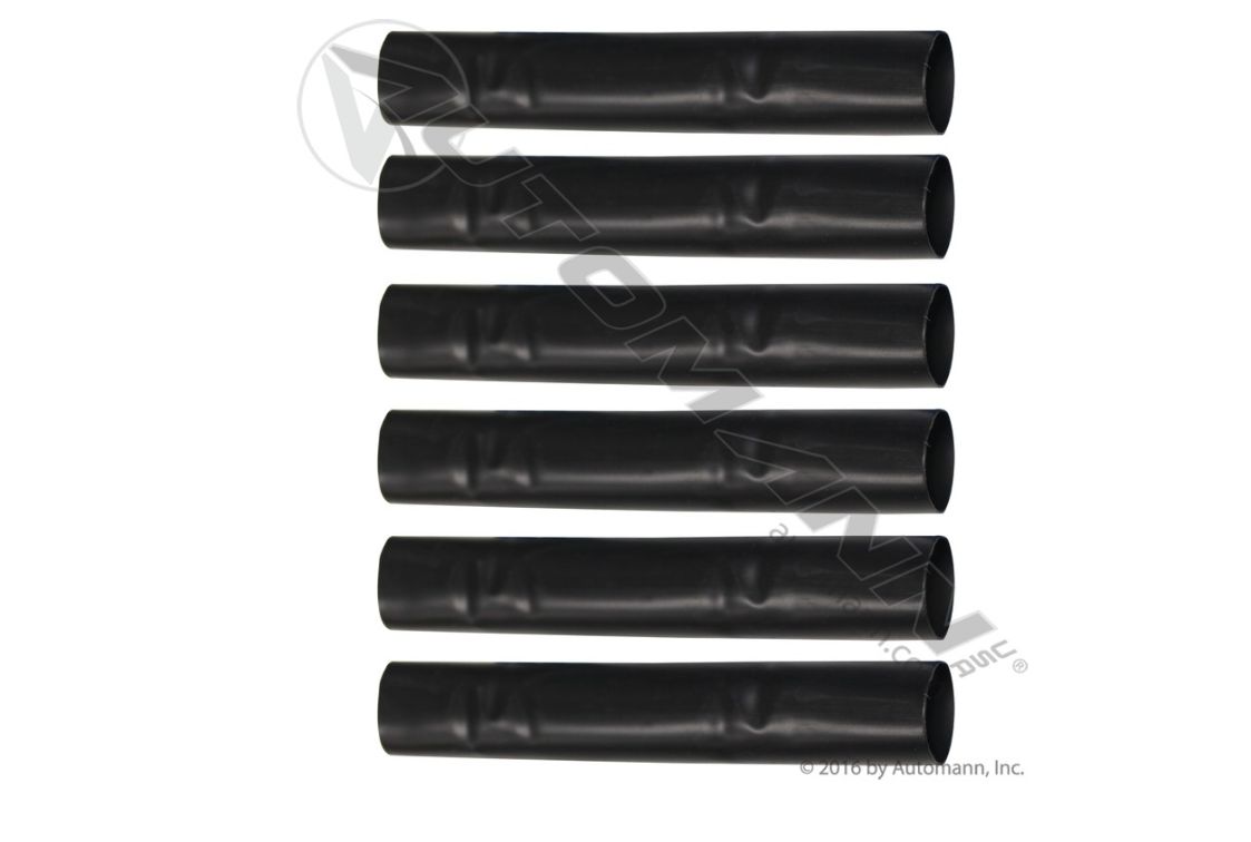 Tubing Heat Shrink 1-2/0 GA 6in Black / 178.3076BK /05404