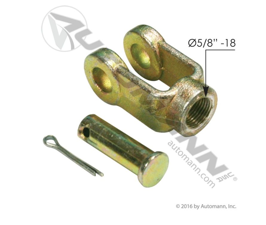 Clevis Kit 1/2in Pin 5/8in-18 Thread / 179.YK5812 /228790