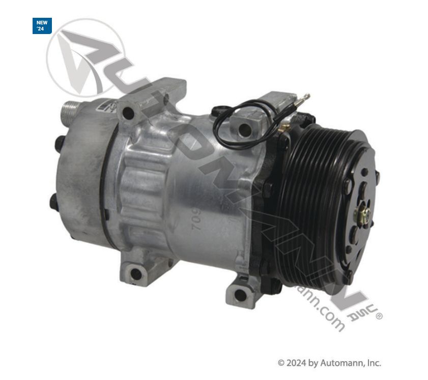 A/C Air Condit Compressor SD7H15Type Everco  Autocar, Freightliner, International, Kenworth, Mack, Peterbilt, Volvo, Western Sta/ EVR967215 / 5707, 03-3418, 967215, 20395054