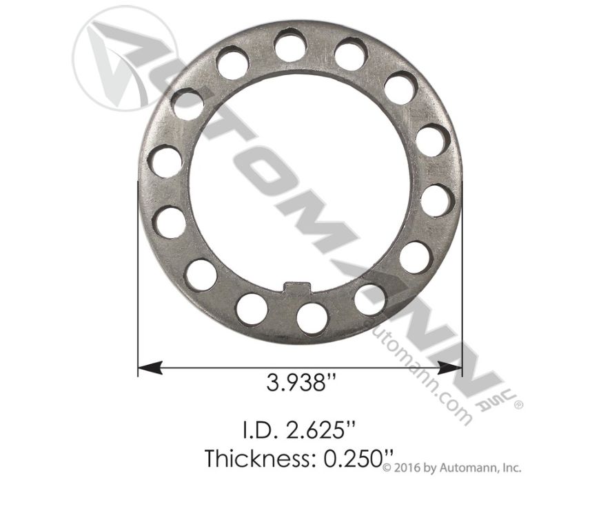 Washer ID:2.625 -THIKCNESS:0.250/209.2206 /E-573, 1229V1660, A1229W2545, T3840