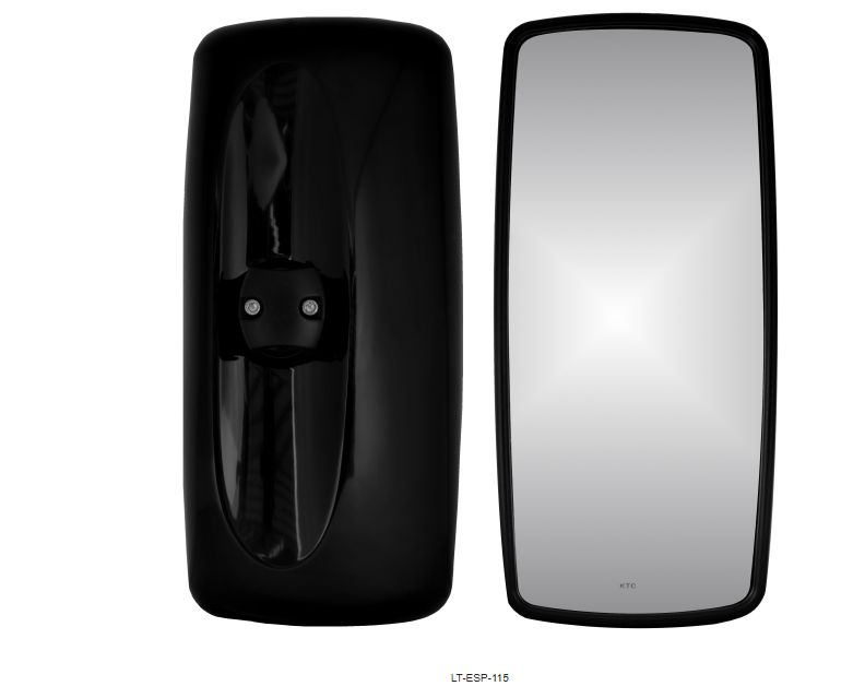 1A Black Auxiliar Mirror For Freightliner M2 (any side) with Defroster/ 330-115-A