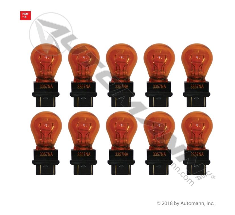 Miniature Bulb 3357 NA Amber /571.LB3357NA /3357NA