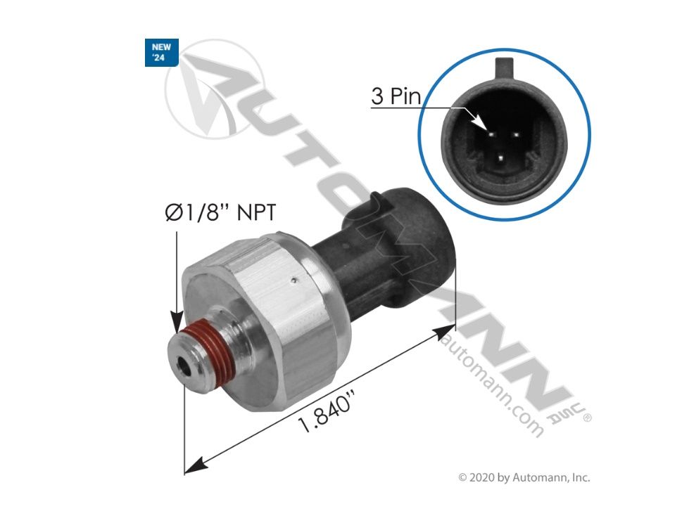 Transducer Pressure Freightliner 3.5 PSI, 5 Volt/ 577.46629 /1226774000
