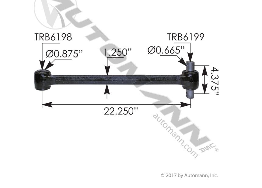 Torque Rod Mack/ TMR9667 / 23722676, 22514577