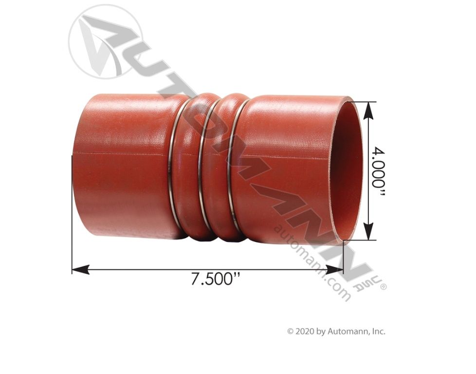 CAC Connector Hose Hot Side 4&quot;x7.5&quot; /561.1540075 /266389C91, 1673866C2, 2014134C1, 7728