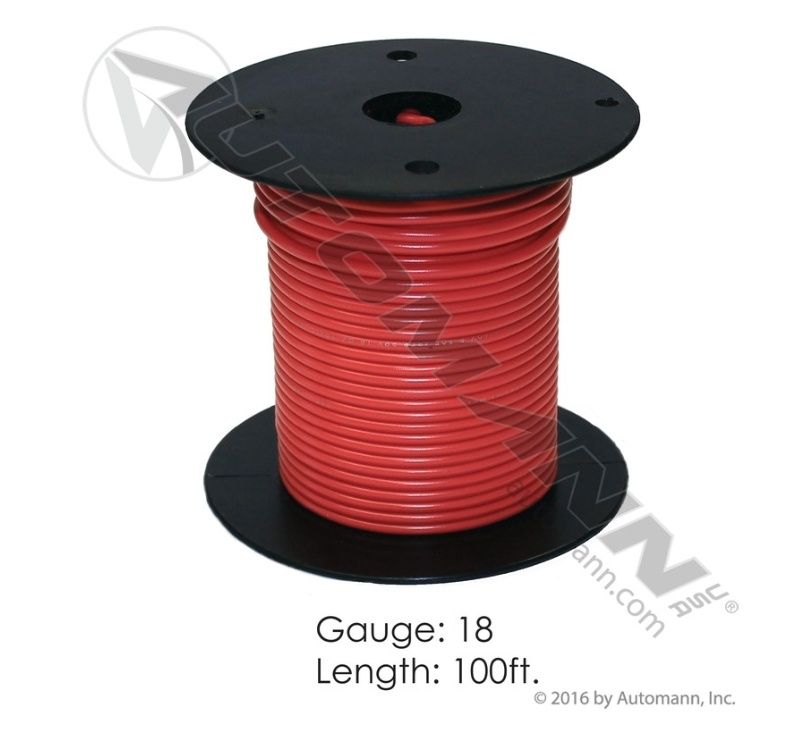Wire Primary 18 GA 100FT Red/178.2118RD/02814