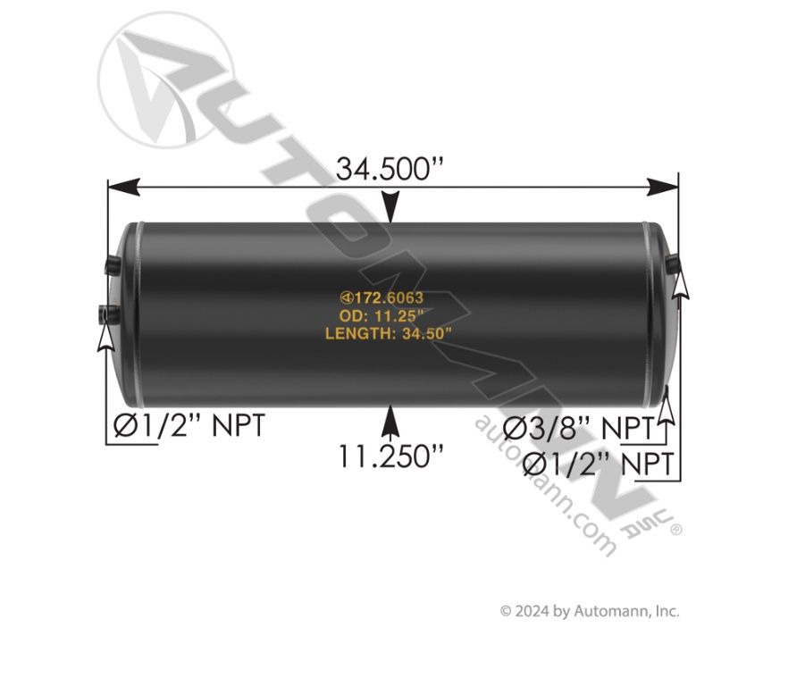 Air Tank Freightliner /172.6063 /1226063000