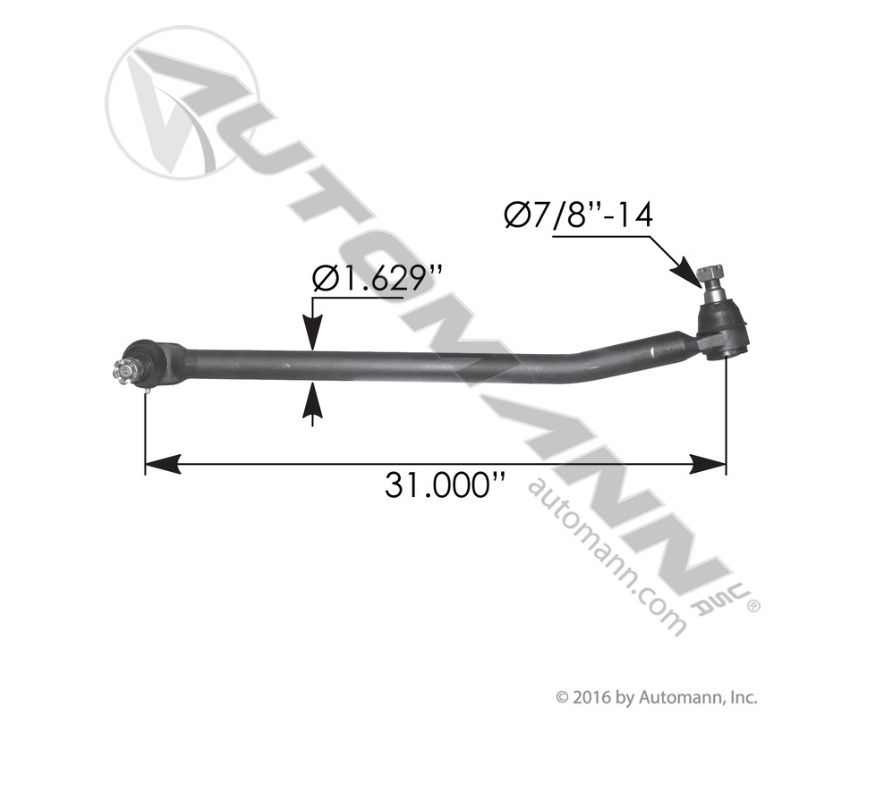 Drag Link 31.000in C to C Freightliner /463.DS4674 /1412948000, 1417274000