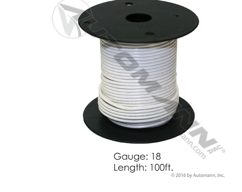 Wire Primary 18 GA 100FT White/178.2118WT/02815