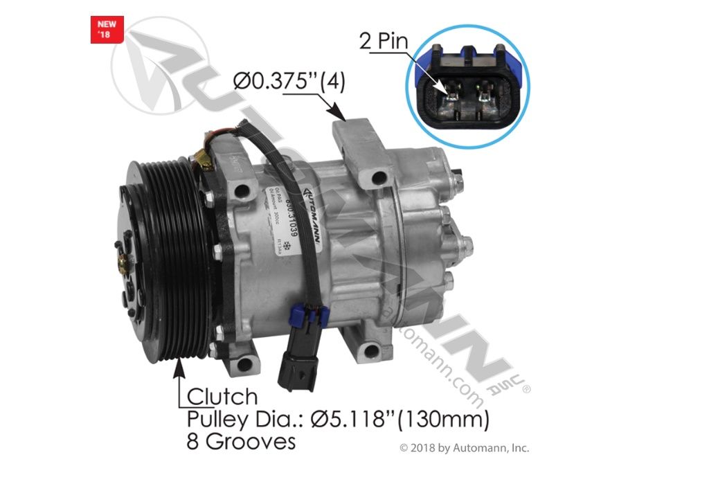 Air Conditioning Compressor 7H15 Type/830.31039/5385, 03-1608, 20501067, 20388777, 4493