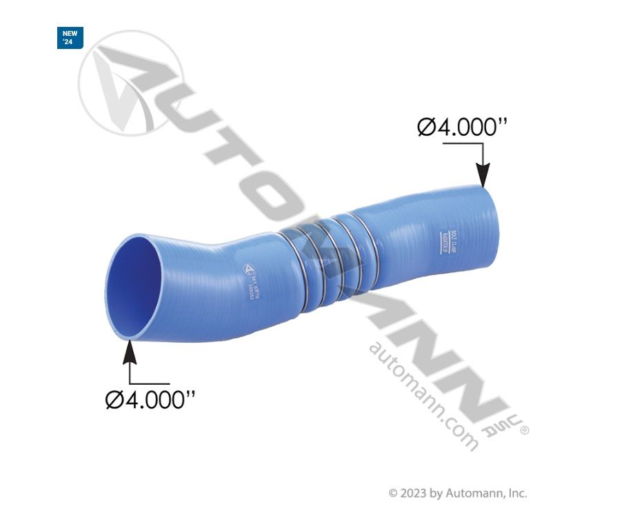 Coolant Hump Hose Cold SIde 4&quot;x19&quot;OAL T680 2022-Up   / 561.59108
