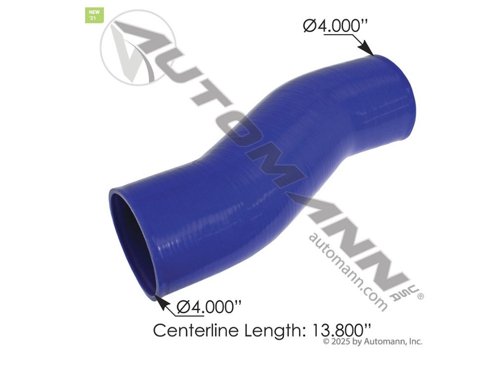 CAC Hose LH Freightliner 4&quot; ID / 561.46366 / 0134720000, 0131366000