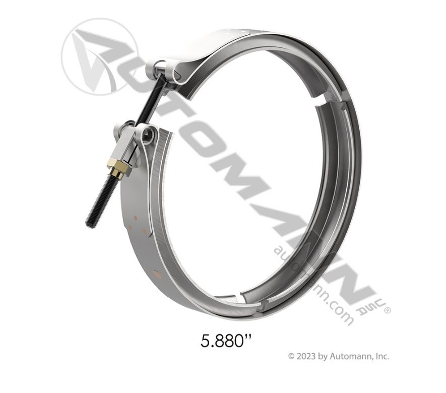 V-BAND CLAMP 5.88 &#39; SS - CAT / Cummins / Detroit