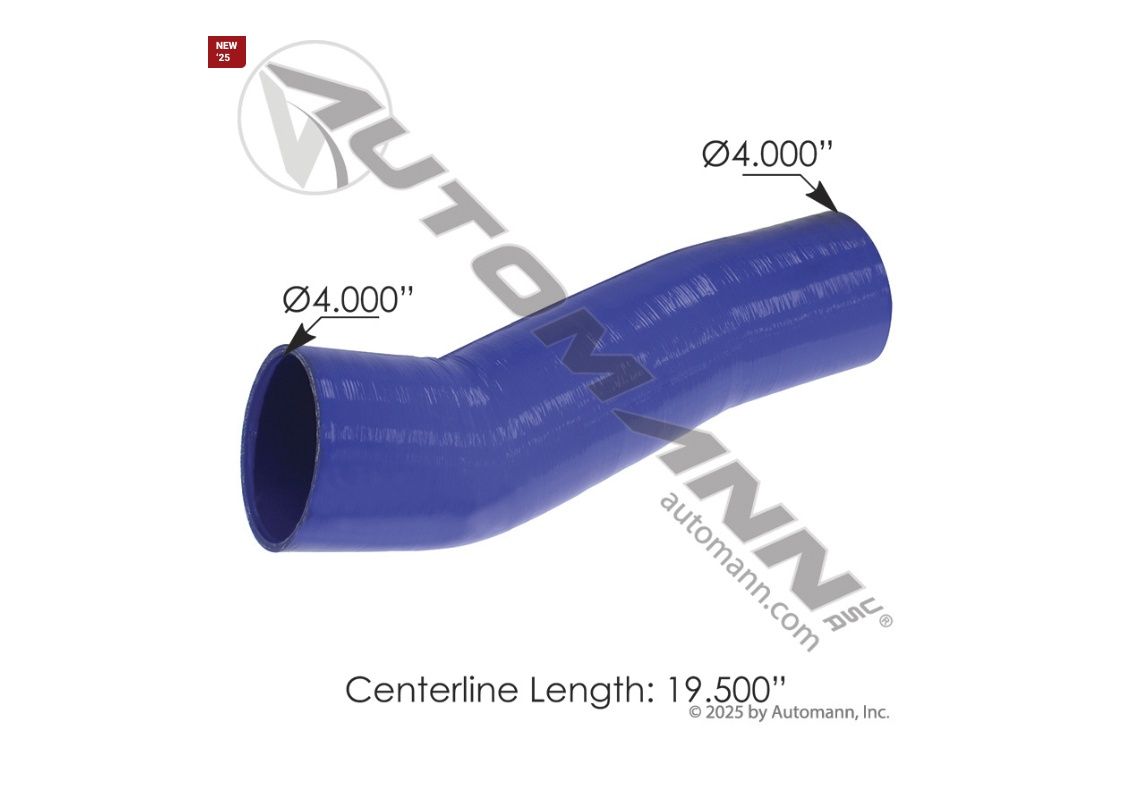 CAC Hose LH Freightliner P4 4&quot; x 19.5&quot; ISX, X15, NGC   / 561.46360 / 0134736000