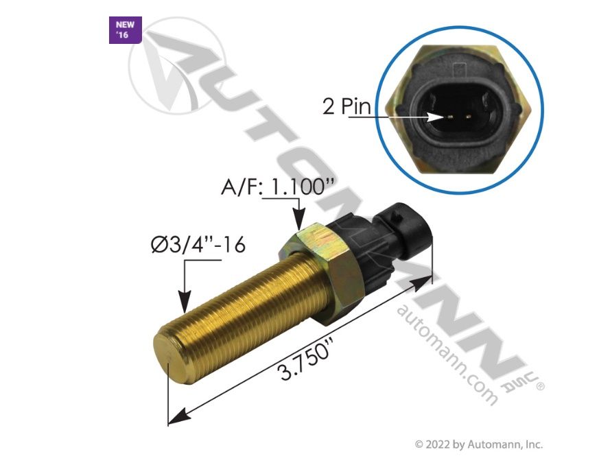 Vehicle Speed Sensor Paccar  Kenworth T800 /W900,- Peterbilt 379  /  577.75500 / Q216005