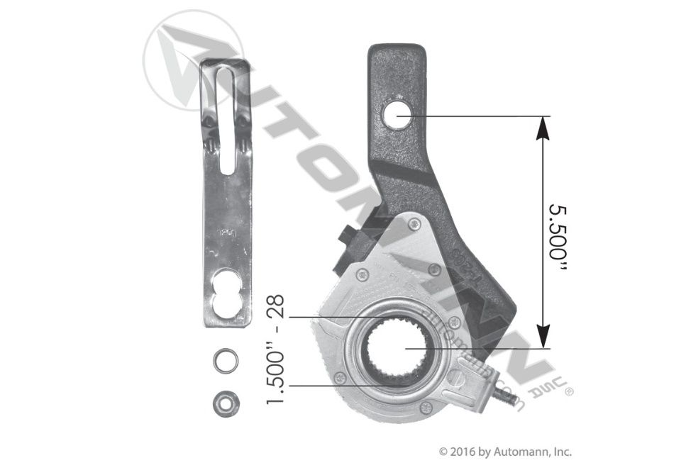 Haldex Type Slack Adjuster 5.5in  / 40910650 / 40010154/ E-6926 / R806004A