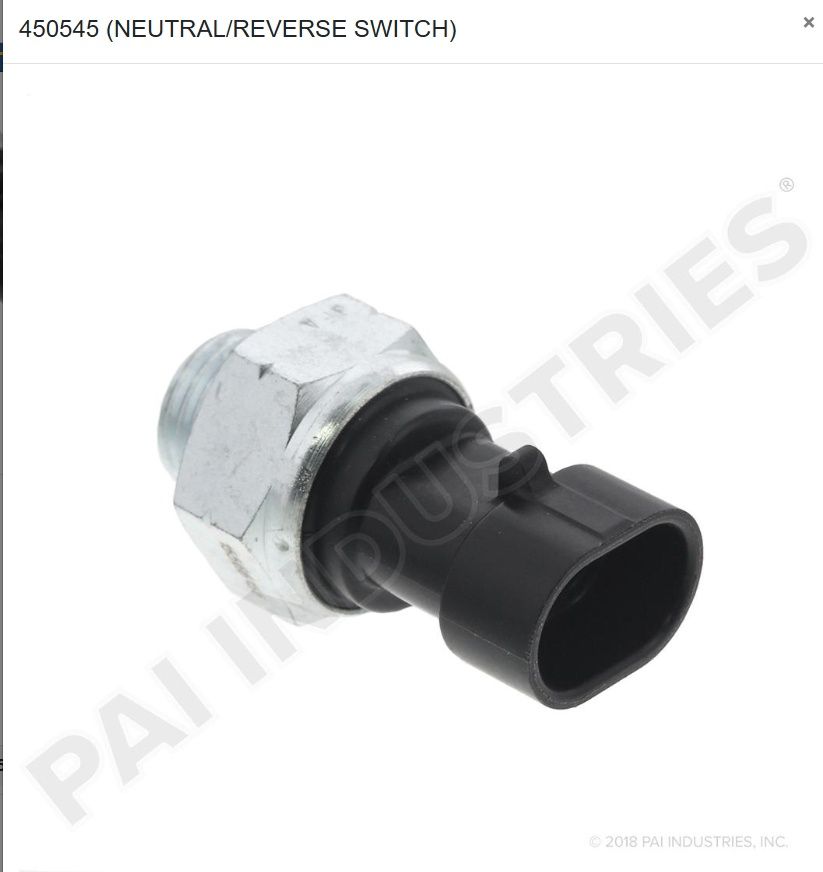 NEUTRAL REVERSE SWITCH OEM: 2038062C1 /  PAI 450545