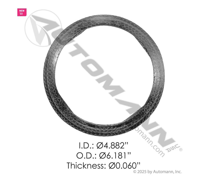 DPF Gasket Cummins Paccar / 562.U85649 / 1827320PE, 2880215, A029E744