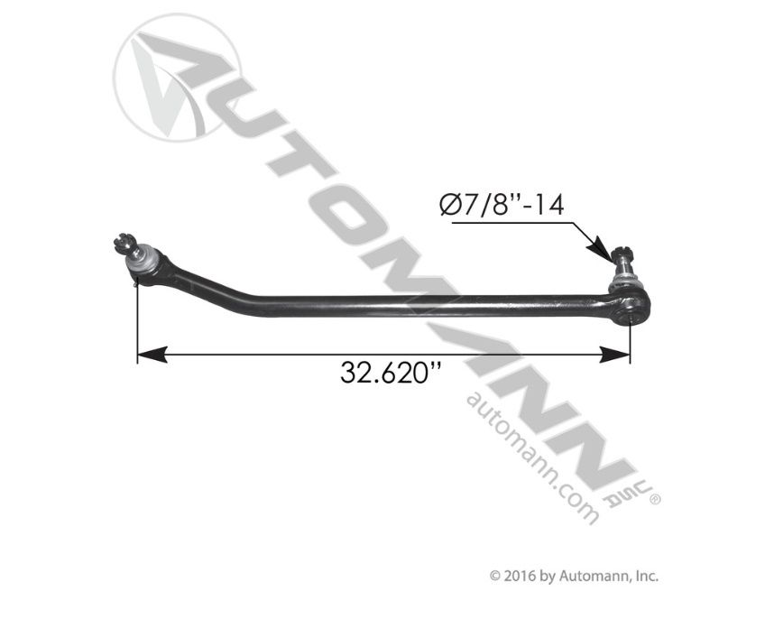 Drag Link - Automann - Ford 32.620in C to C Ford - P/N 463.DS1207