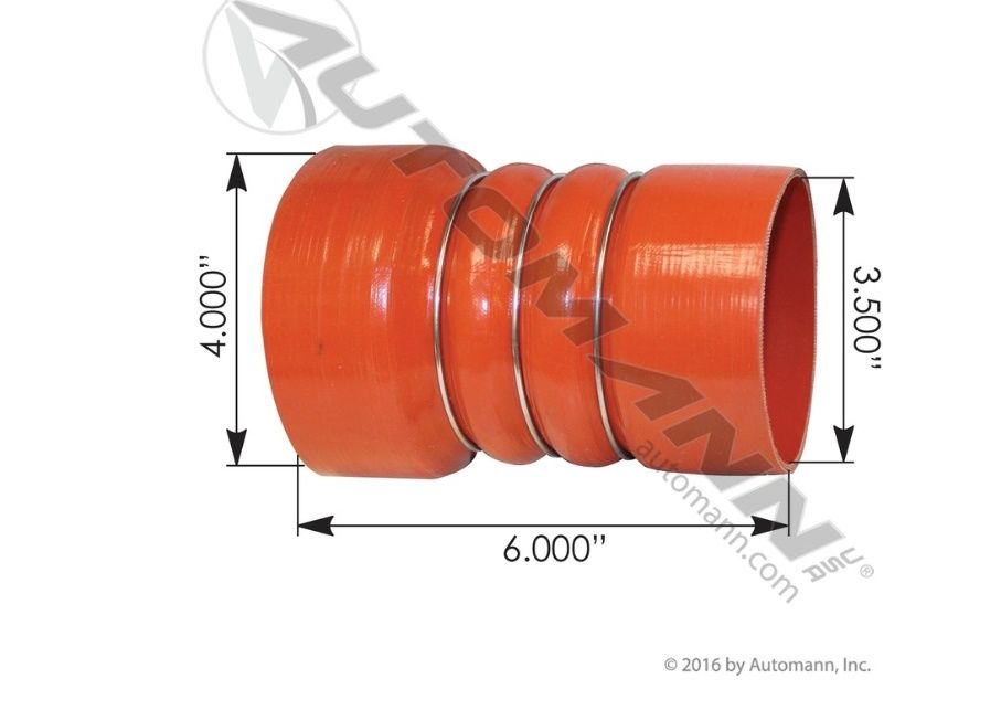CAC Reducer Hose Hot Side 4&quot;-3.5&quot; ID  / 561.15350400 / D10298820, 7880, 367350400060